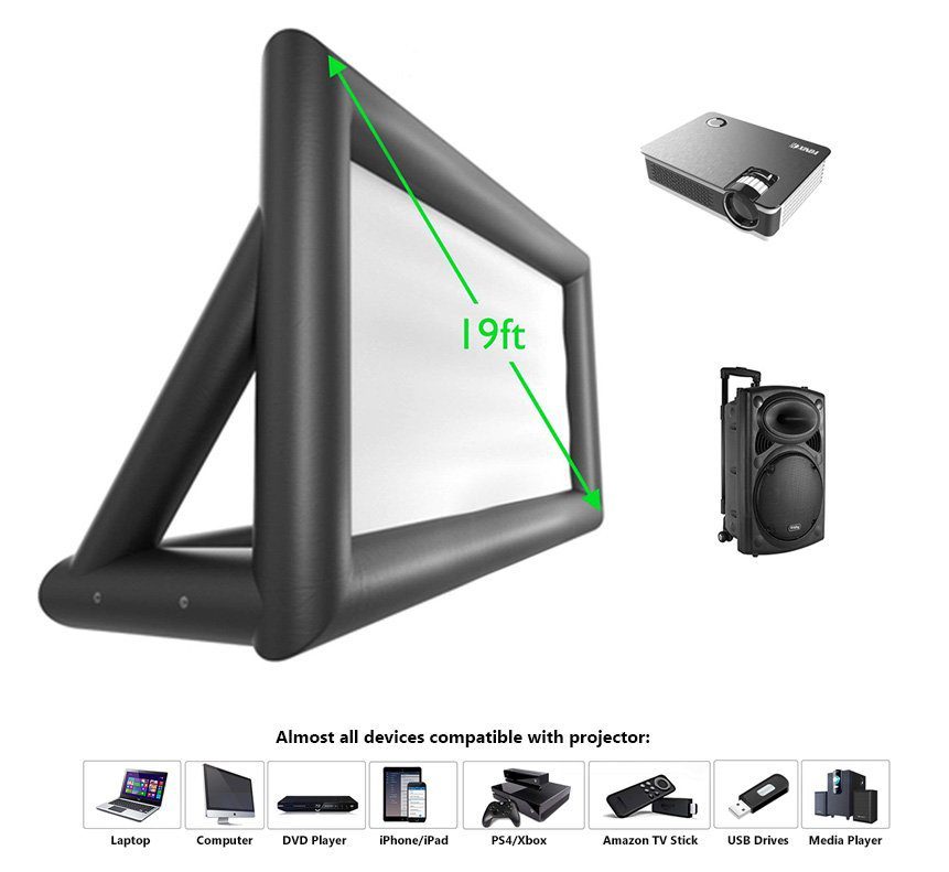 19ft Inflatable Movie Screen Rental