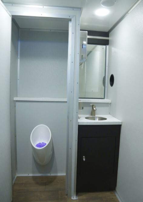 Luxury Event Restroom Trailer Rental | Clean & Comfortable Portable Bathrooms - Image 5