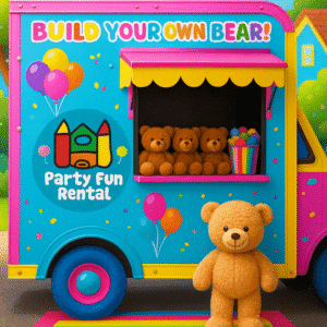 Mobile Build-A-Bear Party Rental | Stuff-Your-Own Animal Workshop on Wheels