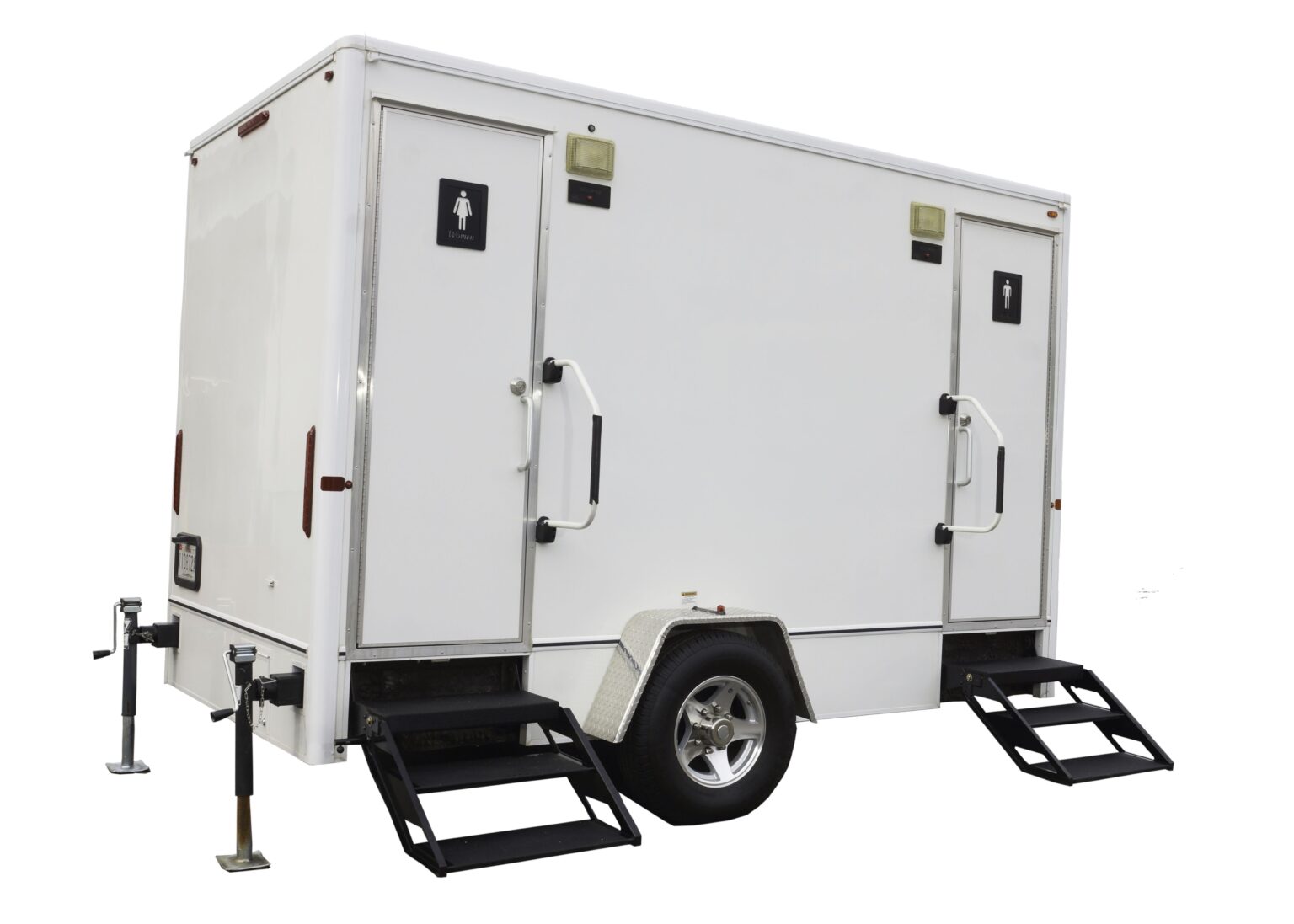 Luxury Event Restroom Trailer Rental | Clean & Comfortable Portable Bathrooms