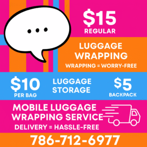 Mobile Luggage Wrapping Service | Airport Baggage Wrapping On-Demand