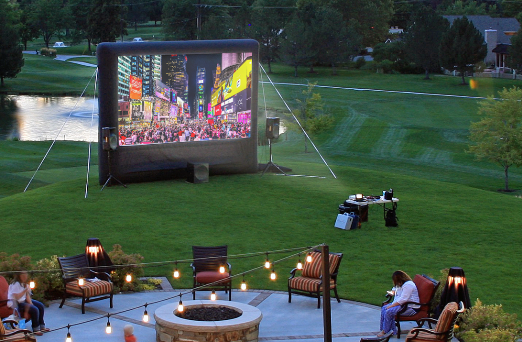 30ft Inflatable Screen Movie Night Rental