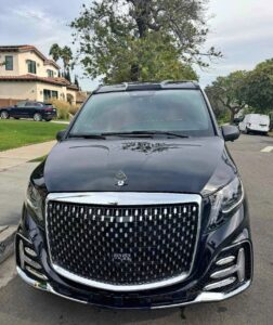 Maybach Metris Chauffeur Service | Luxury Black Car Service | Party Fun Rental