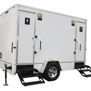 Luxury Event Restroom Trailer Rental | Clean & Comfortable Portable Bathrooms