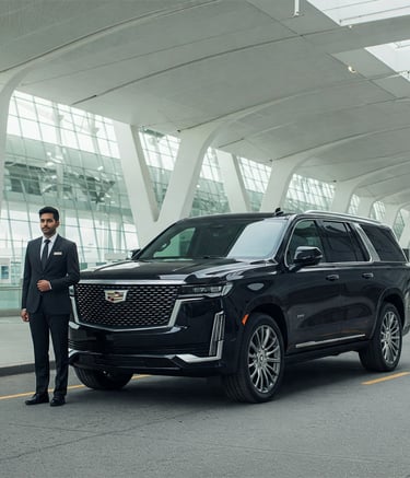 Cadillac Escalade Chauffeur Service | Luxury Black Car Service in South Florida