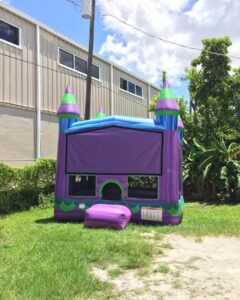 Purple Bounce House Rental | Kids Inflatable Party Rental | Miami – Fort Lauderdale – West Palm Beach