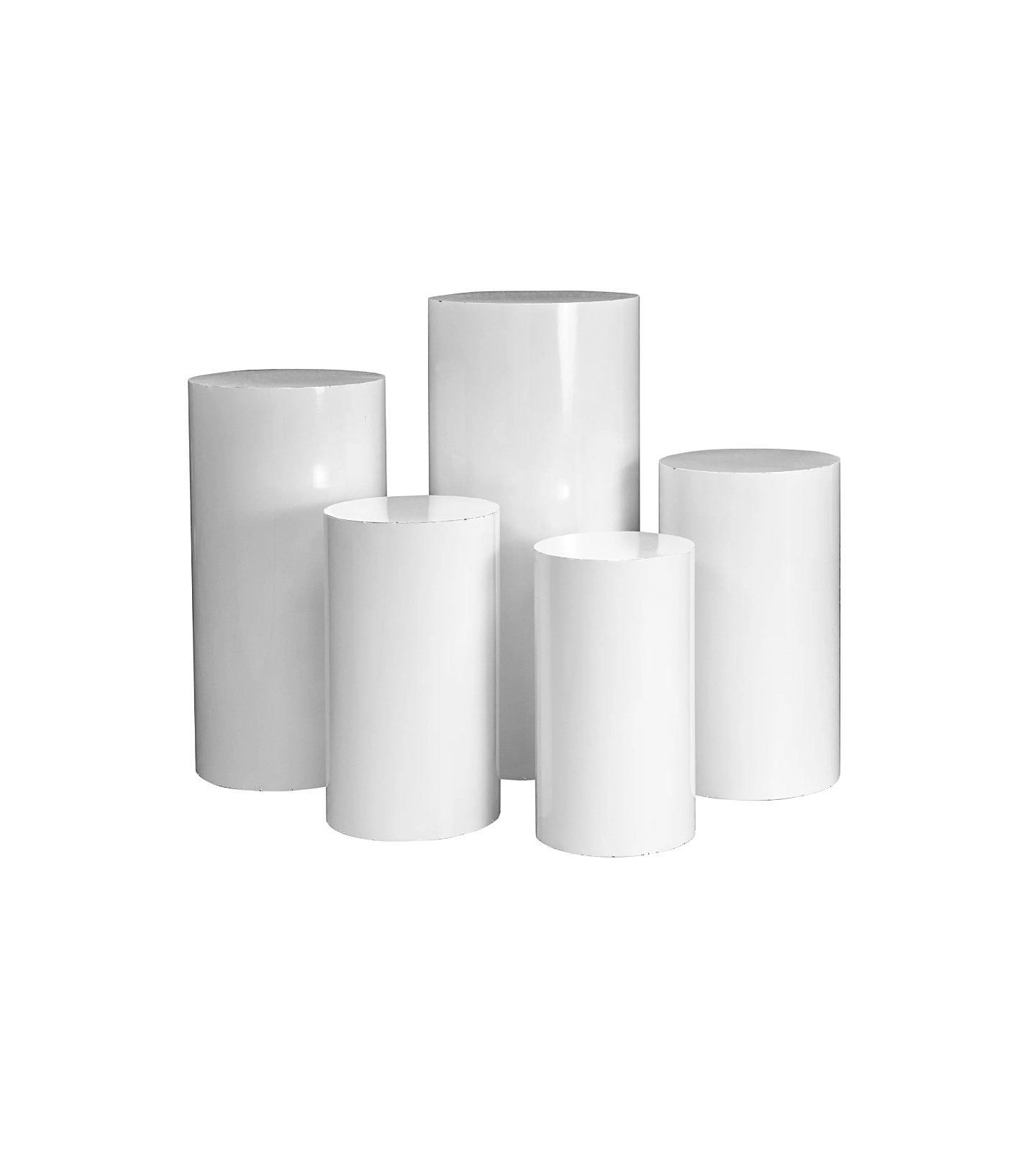 White Cylinder Pedestal Stand Rental | Event Display Stands | Miami – Fort Lauderdale – West Palm Beach - Image 5