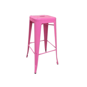 Pink Bar Stool Rental Miami | 30” Metal Bar Stools for Events