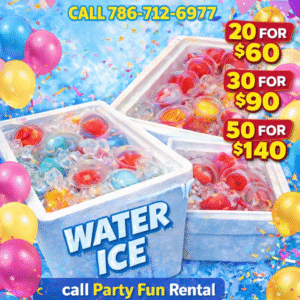 Water Ice for Birthday Parties & Events | South Florida