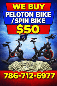 We Buy Peloton & Spin Bikes for $50 | Fast Cash Pickup – 786-712-6977