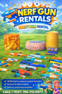 Nerf Guns Party Rental in Miami, FL – Nerf Battle Parties for All Ages