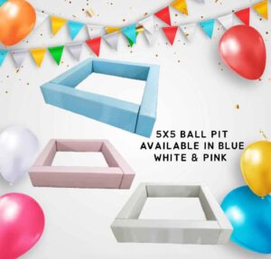 5x5 Lion Ball Pit Rental in Miami, FL | Kids Ball Pit Rental
