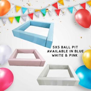5x5 Lion Ball Pit Rental in Miami, FL | Kids Ball Pit Rental