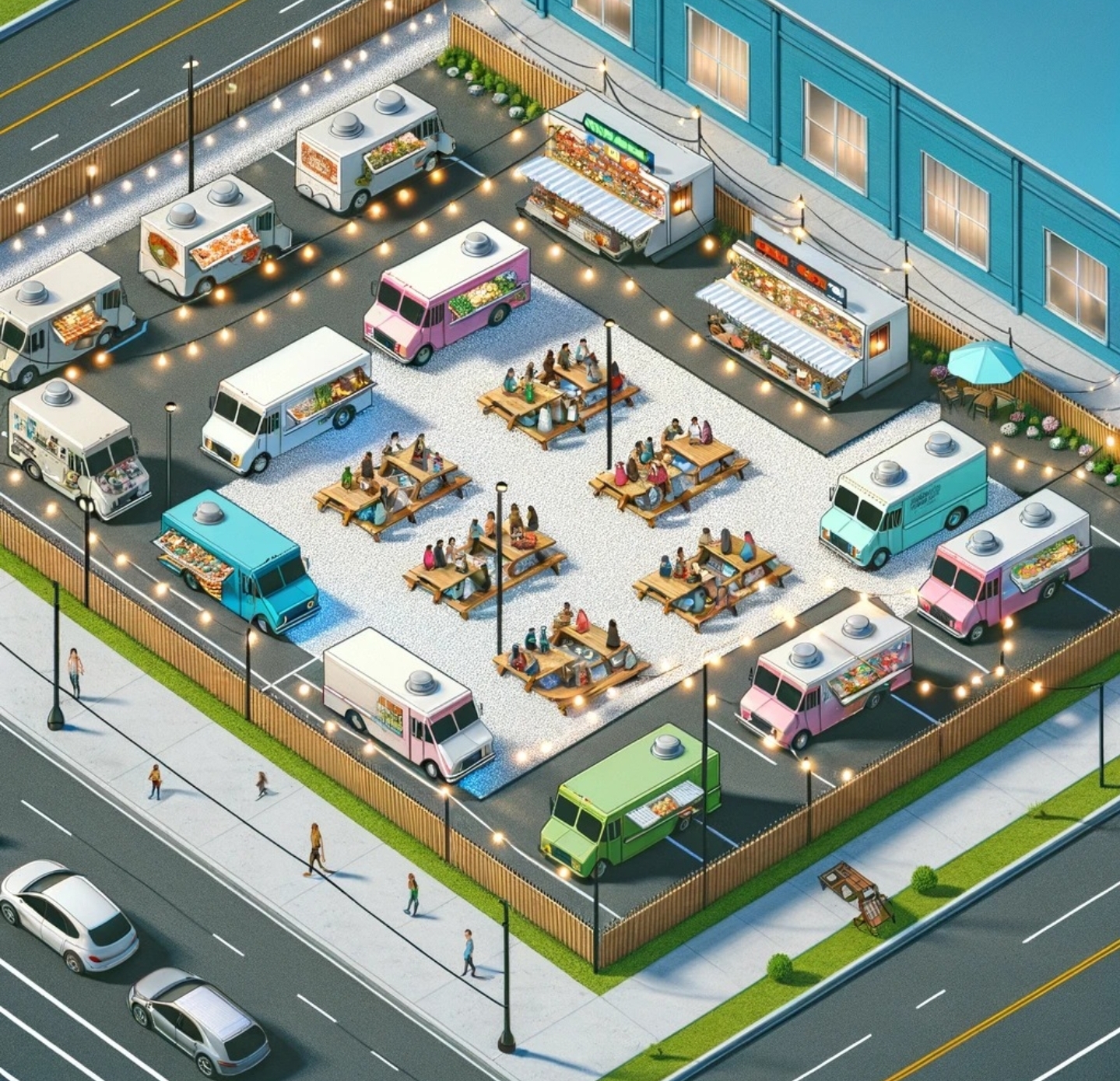 Food Truck Park Rental Miami | Food Truck Space for Rent | Vendor Space South Florida