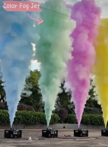 Color Fog Jet Machine Rental Miami | CO2 Fog Cannon Rental Near Me | Party Fun Rental