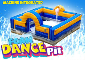 Foam Pit Rental Miami | Foam Dance Pit with Machine – Party Fun Rental