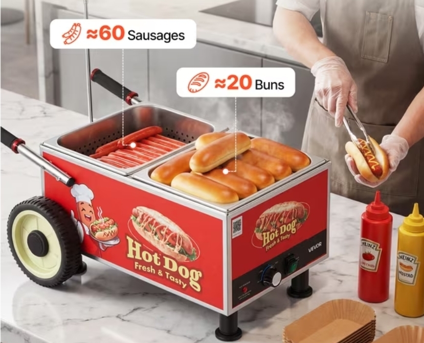 Tabletop Hot Dog Cart Rental in South Florida | Miami - Image 2