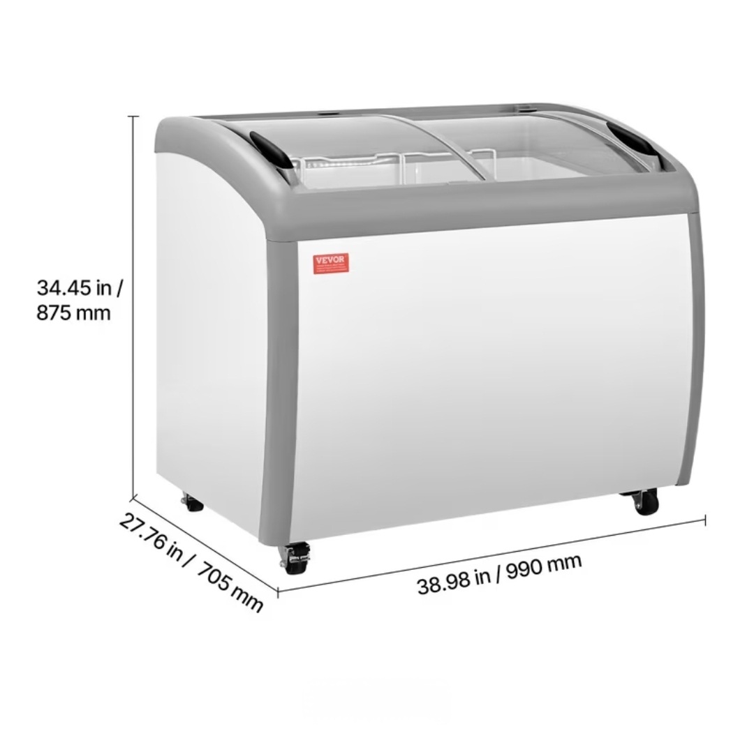 Commercial Glass Top Freezer Rental in South Florida - Image 2