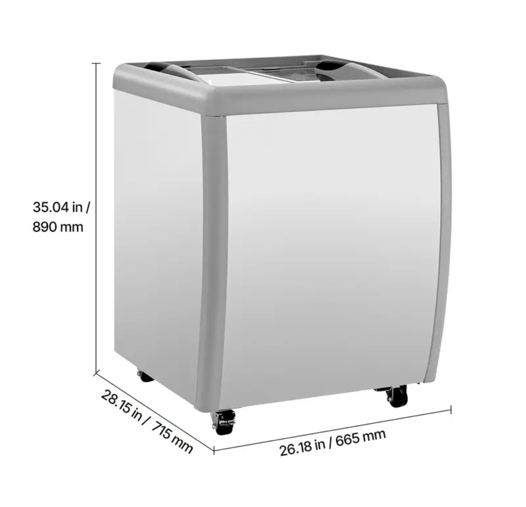 5.6 Cu. Ft. Ice Cream Freezer Rental | South Florida - Image 3